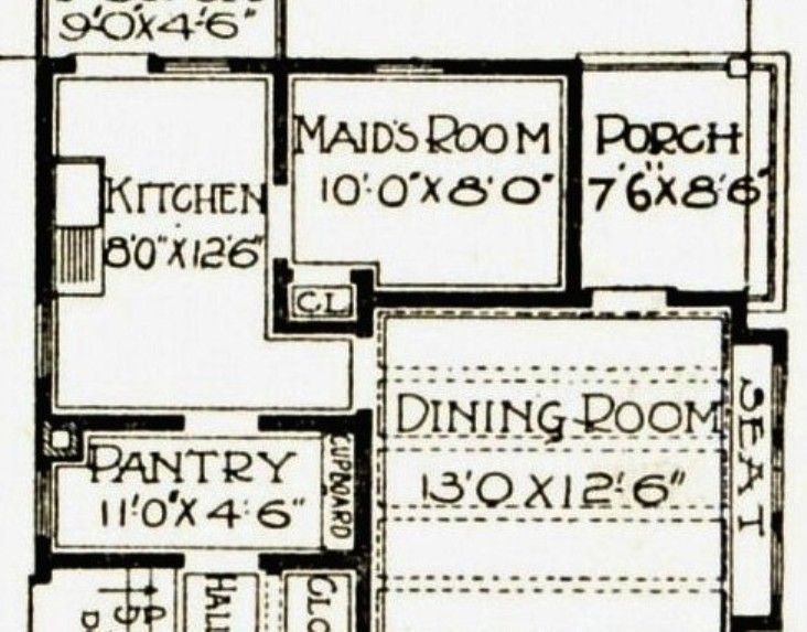 That maids room is pretty tiny. 