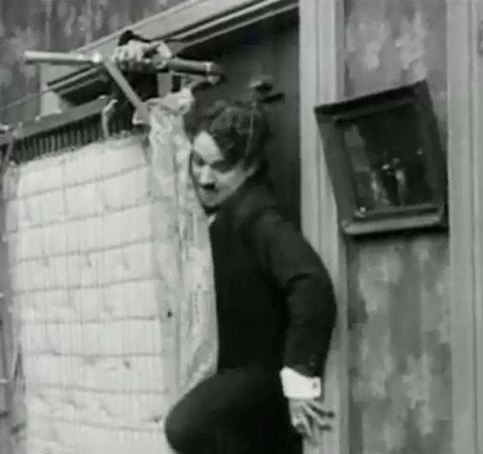 In the silent short film (1:00 a.m.), Charlie Chaplin does battle with a recalcitrant wall bed (also known as a murphy bed). 