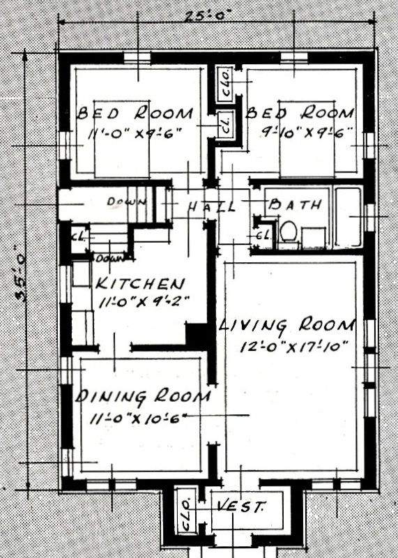 Look down the left side of the floorplan. 