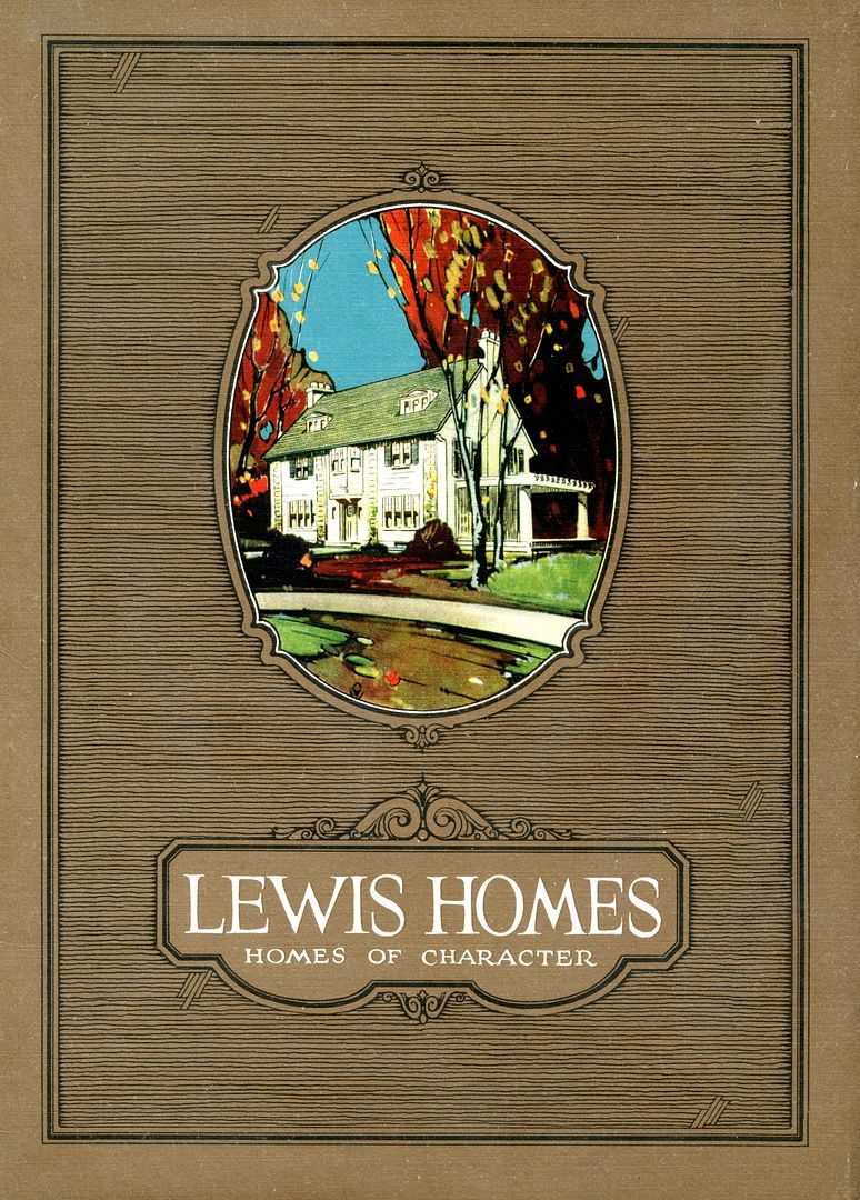 Lewis Homes was a company that sold kit homes through their mail-order catalogs in the early 1900s. Heres a cover of the 1925 Lews Homes catalog. 