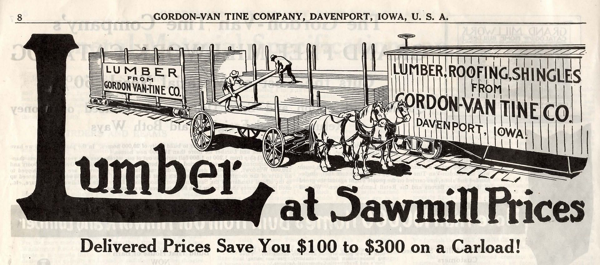 I love these old advertisements. This is from the 1913 catalog. 
