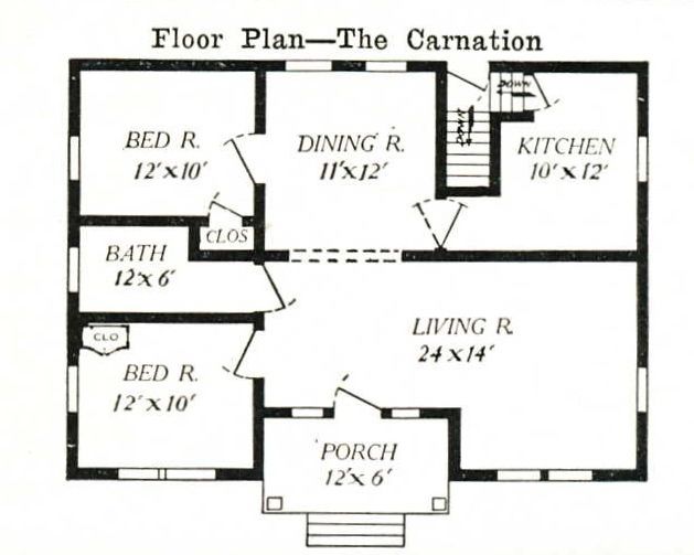 The floor plan