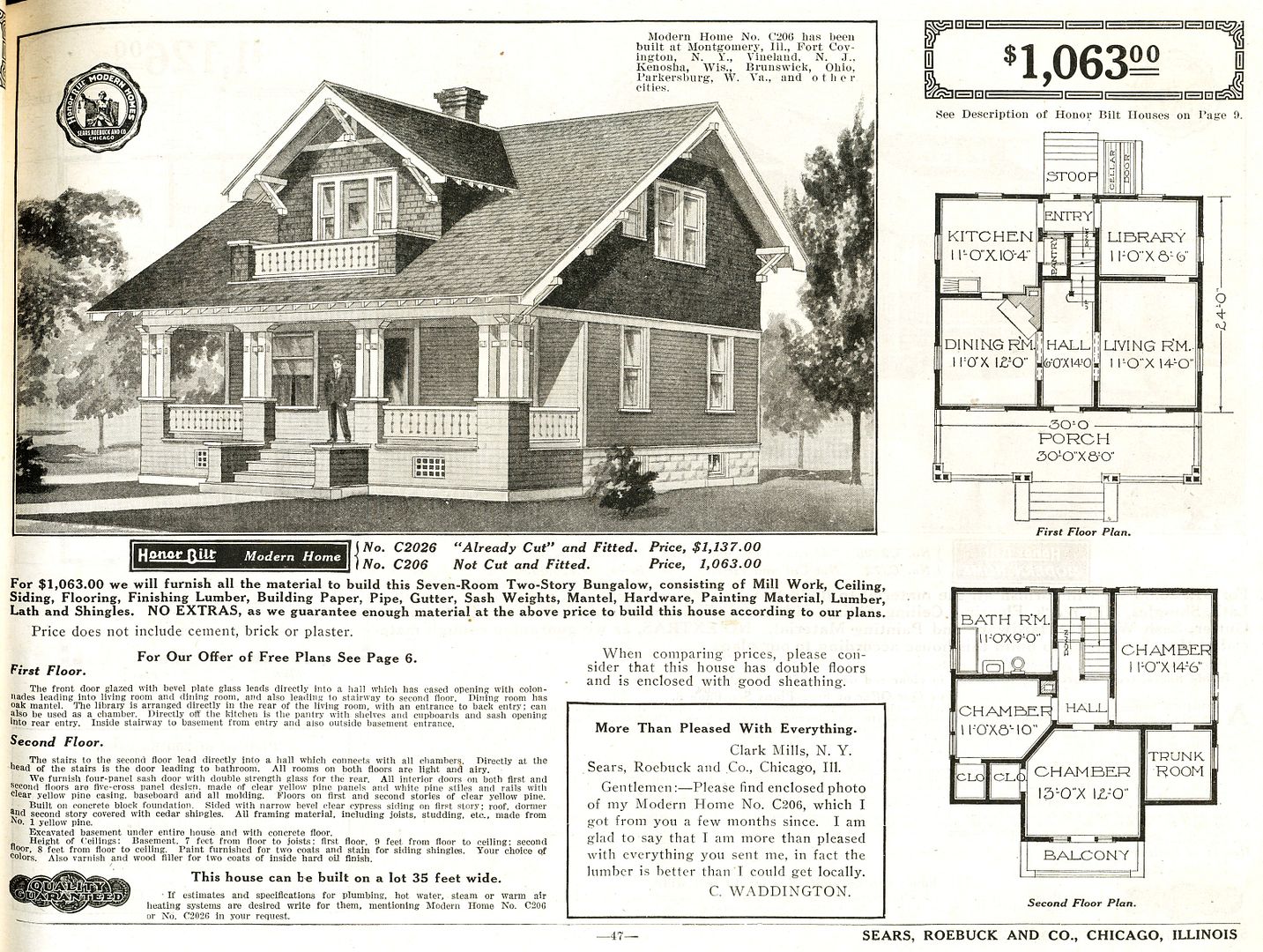The Sears Westly was a popular house for Sears, too.