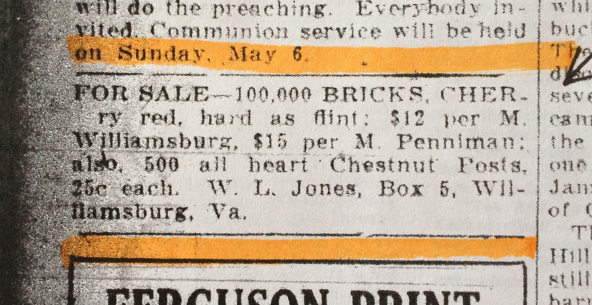 Bricks for sale. Cheap. 