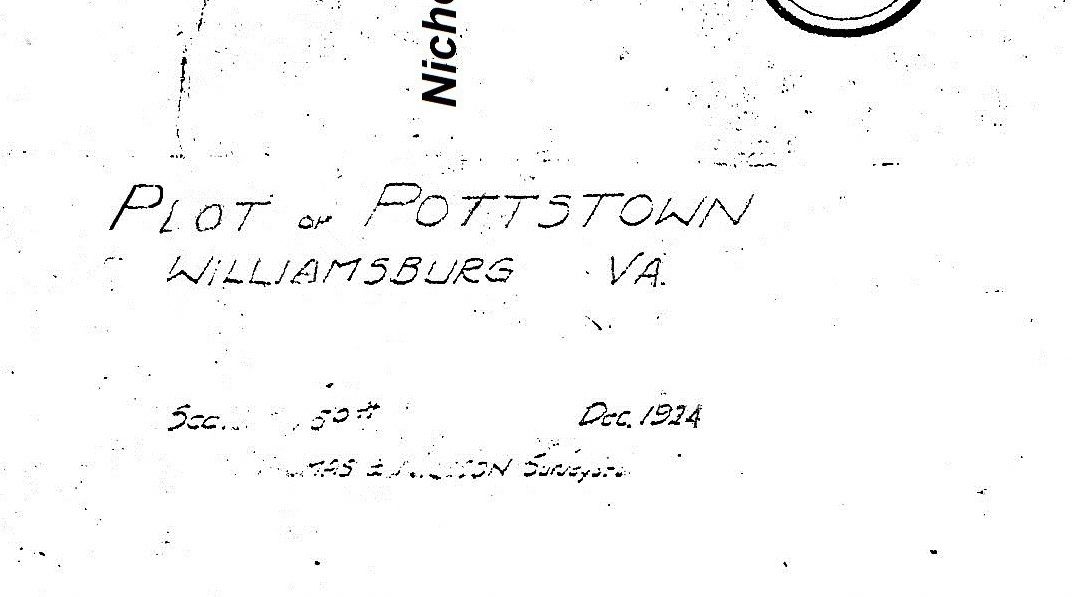 And right on the face of this plat is our answer: Pottstown. 
