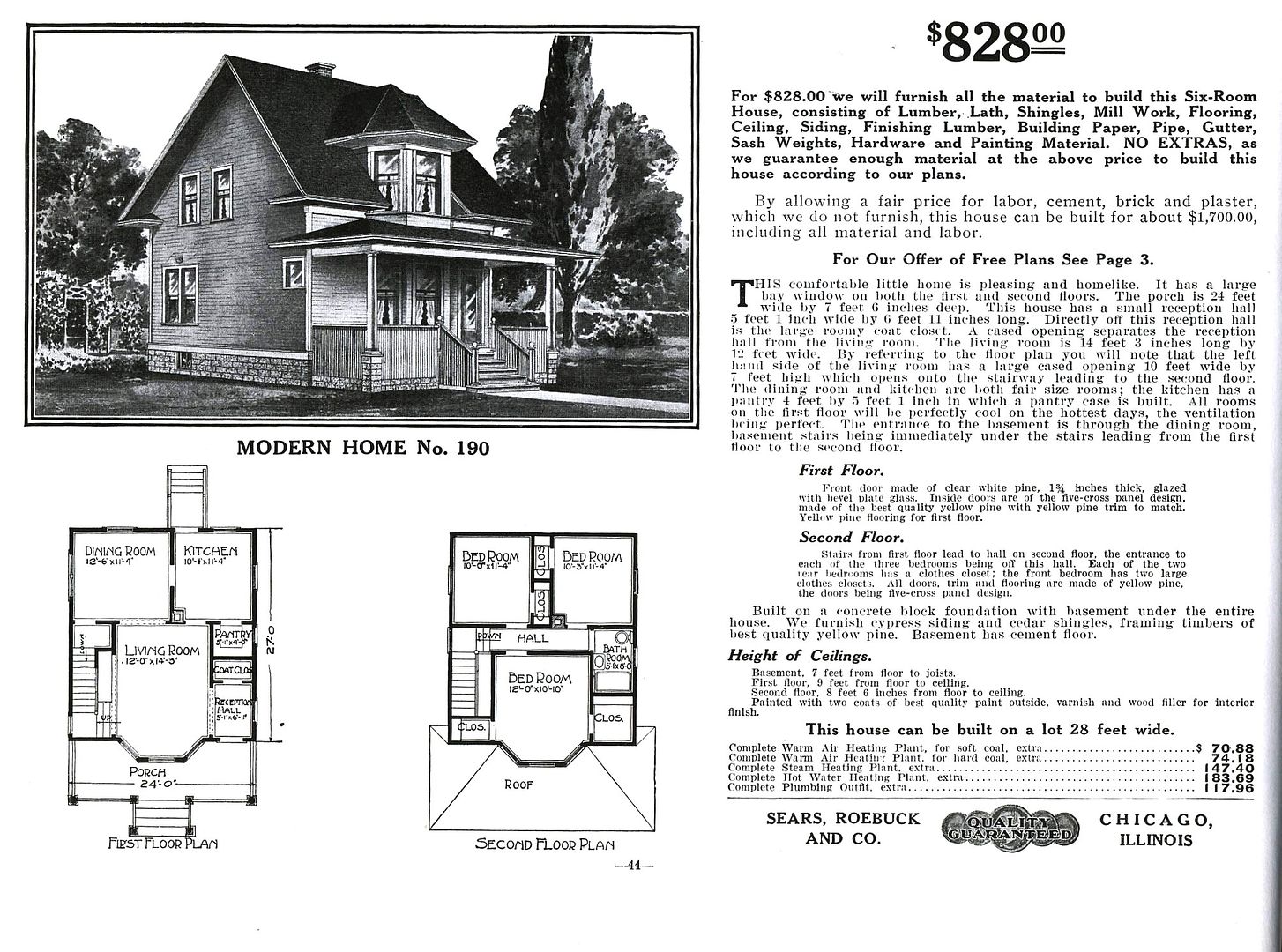 This was Sears Modern Home #190, offered in the early 1910s. 