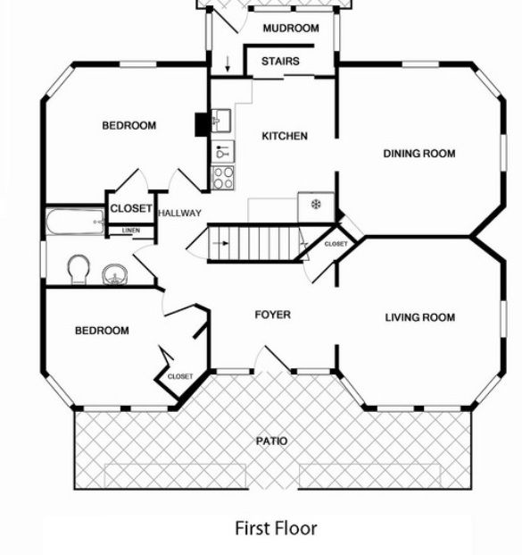 The floorplan featured for this listing shows its a perfect match to the old catalog image. 