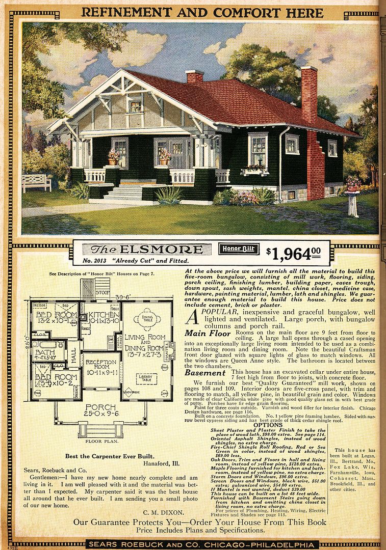 The Sears Elsmore became a popular house for Sears. 