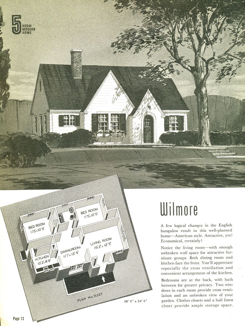 Sears Wilmore, as seen in the 1940 Sears catalog. 