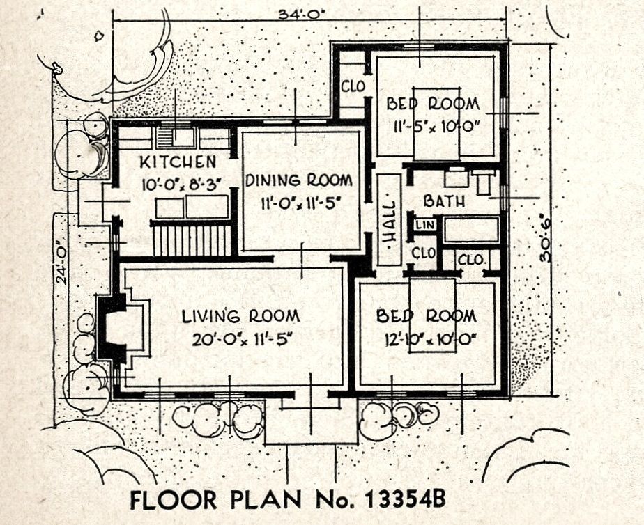 The second floorplan had a little more breathing room. 