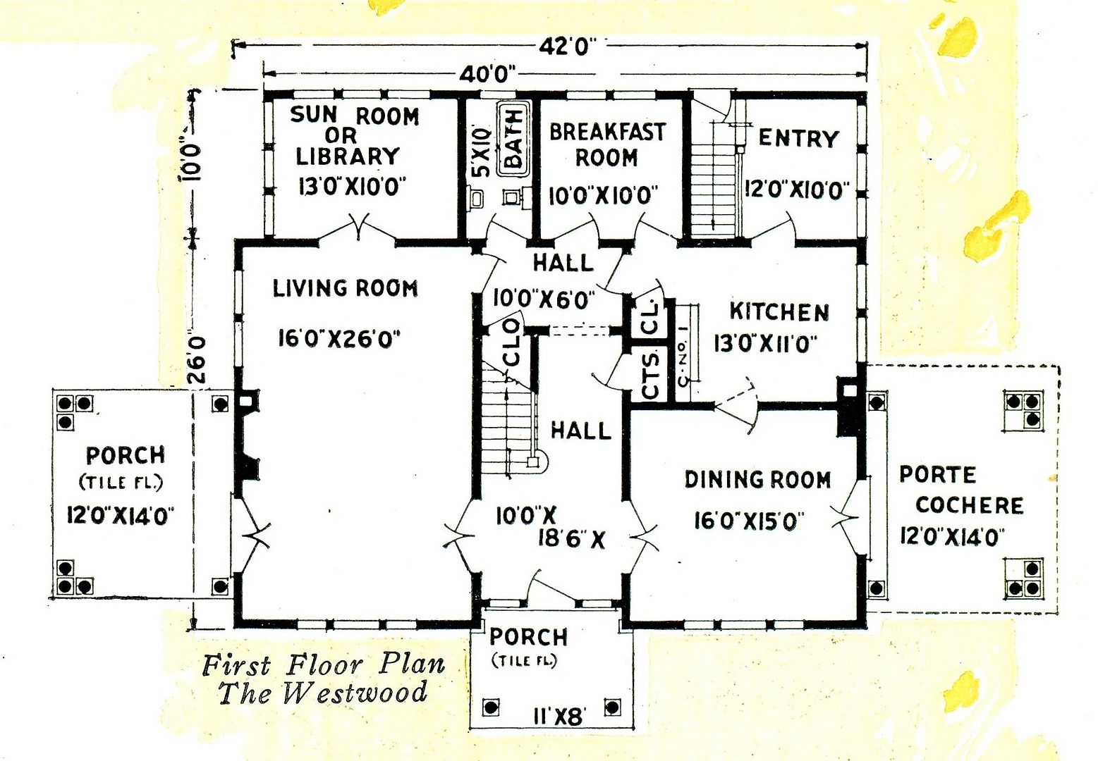 One of the best parts of playing with kit homes is studying the old floor plans. 