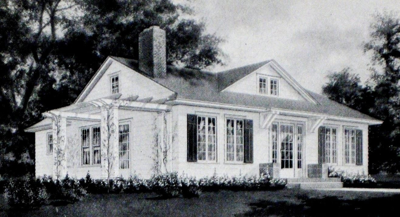 In addition to the Aladdin Kentucky, I also found this cute little bungalow in Louisa. This image is from the 1923 Aladdin catalog. 