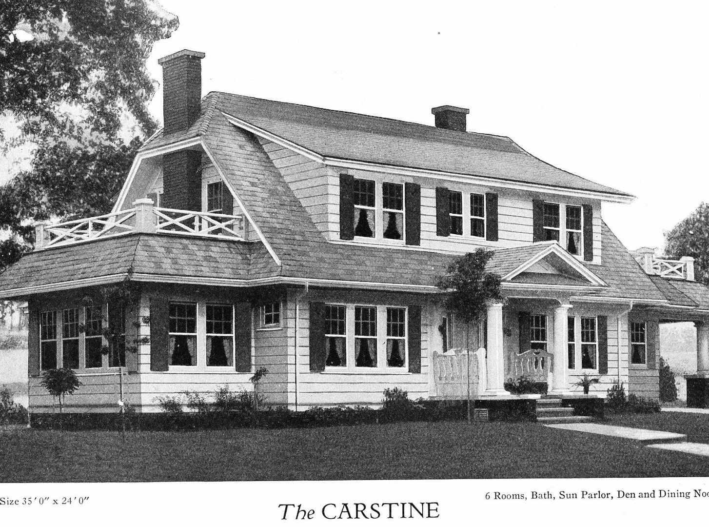 Heres the house as seen in the 1929 Home Builders catalog. 