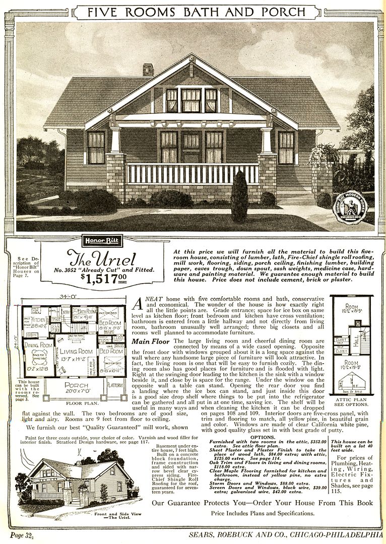 The Conway, as seen in the 1919 Sears Modern Homes catalog.