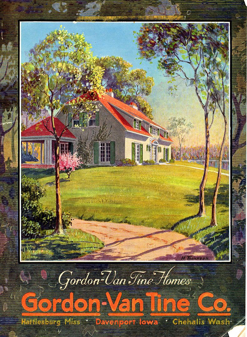 As mentioned, Gordon Van Tine (like Sears) also sold kit homes through mail order. While Sears sold about 70,000 kit homes, GVT sold about 50,000. Many thanks to Dale Wolicki for supplying the numbers of GVT sales!