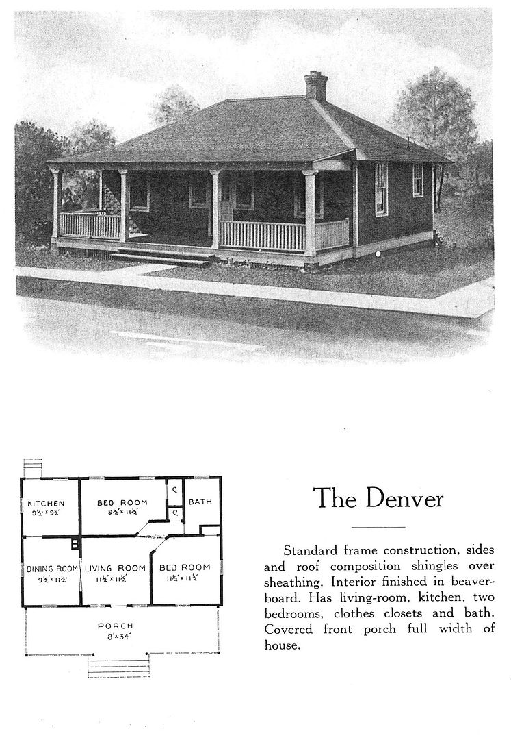 You may notice the pretty blue house shown above looks just like the DuPont Denver model. 