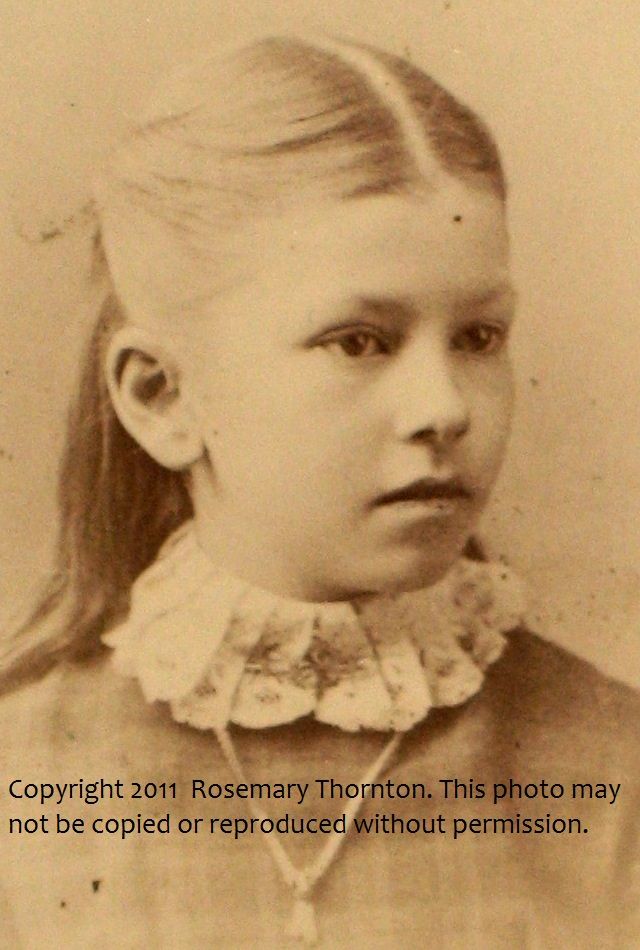 Addie was born in 1872, so this photo was about 1882. 