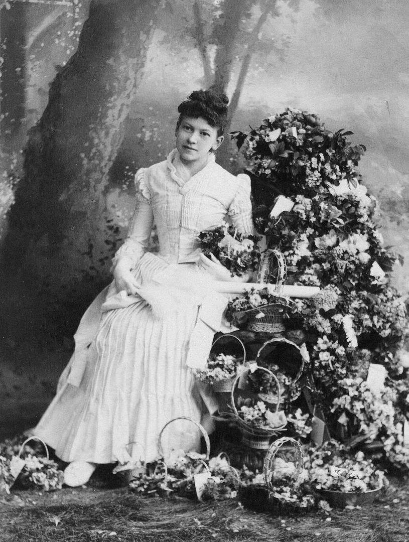 Addie in 1886 (about 14 years old).