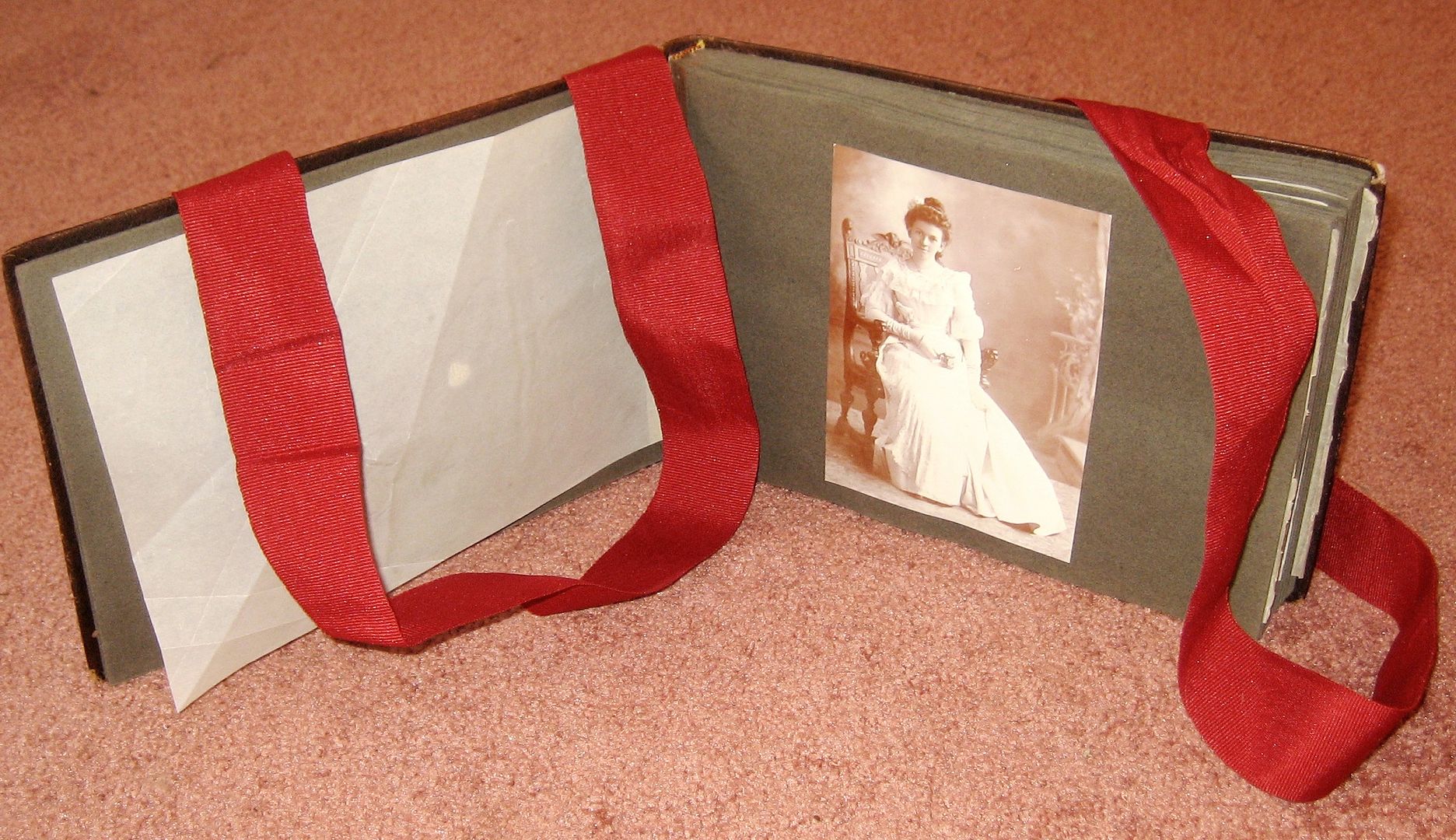 It was Christmas 1900 when Addie sent this photo album to her brother-in-law in Denver (my great-grandfather). 