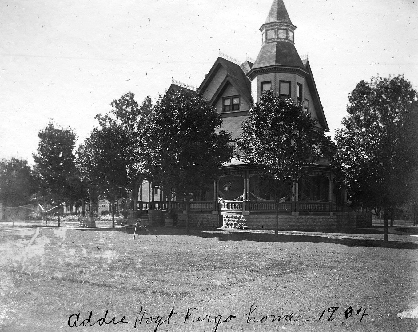 Addie and Enoch lived in his pad, The Fargo Mansion.