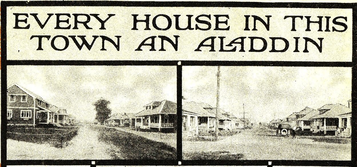 In the 1916 Aladdin catalog, this promotion appeared. Mark Hardin and I have been wondering if Carneys Point is the town to which theyre referring.