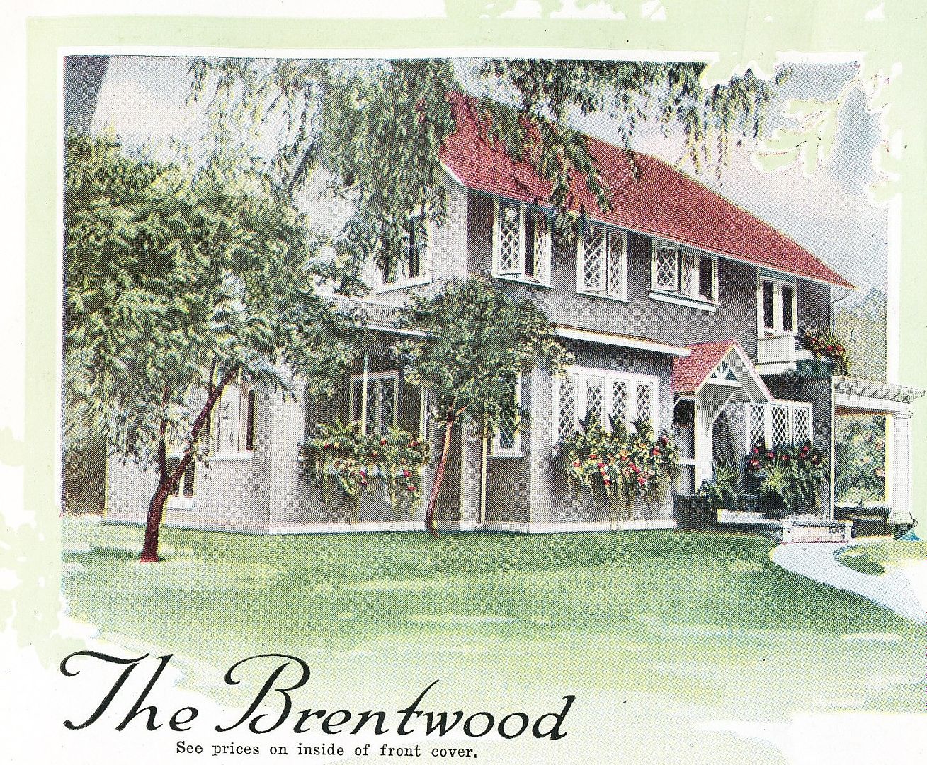 Whats not to love? The Aladdin Brentwood as seen in the 1919 catalog. What a house!