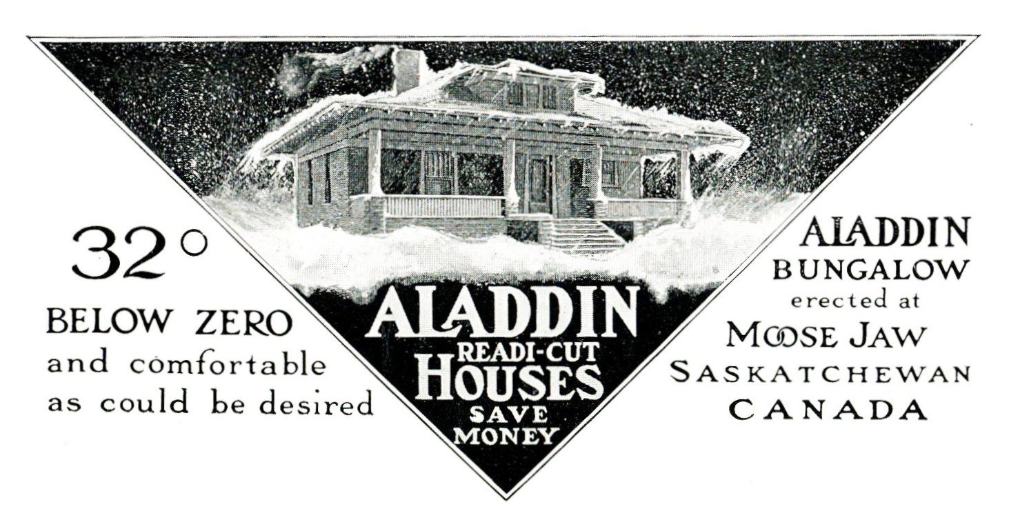 Aladdin (based in Bay City) sold kit homes through mail order. 