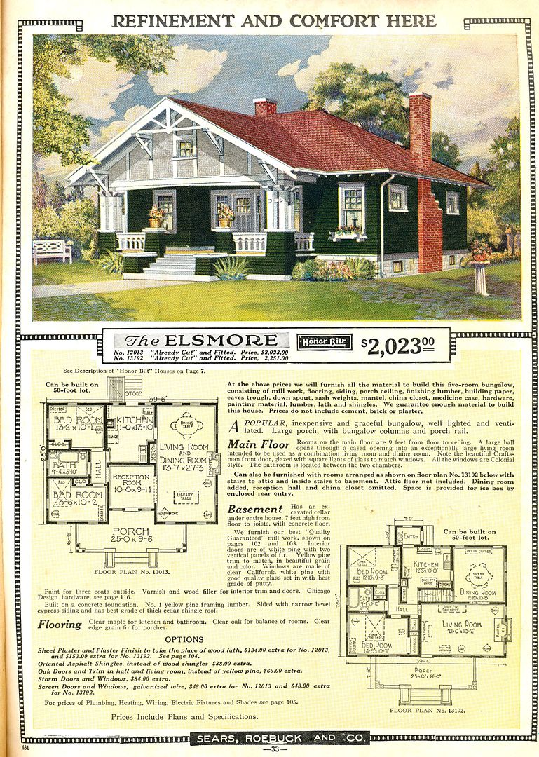 The Elsmore, as seen in the 1919 catalog. 