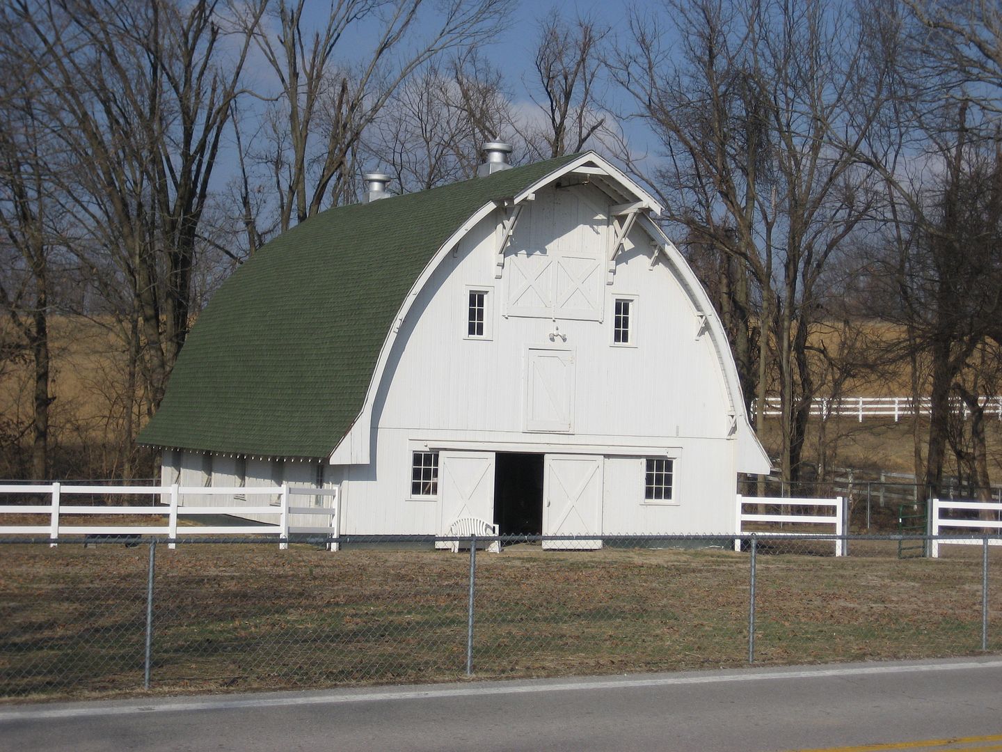 Sears Cyclone Barn in Pulaski, Illinois. 