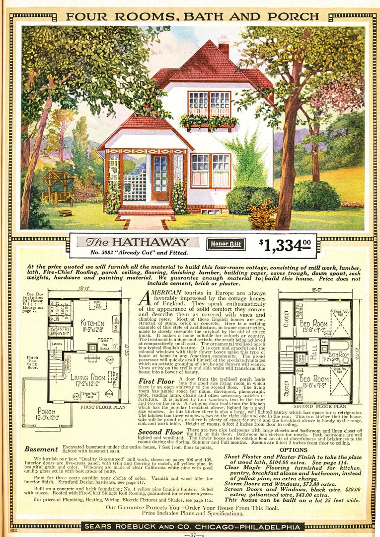 Sears Hathaway from the 1921 catalog. 