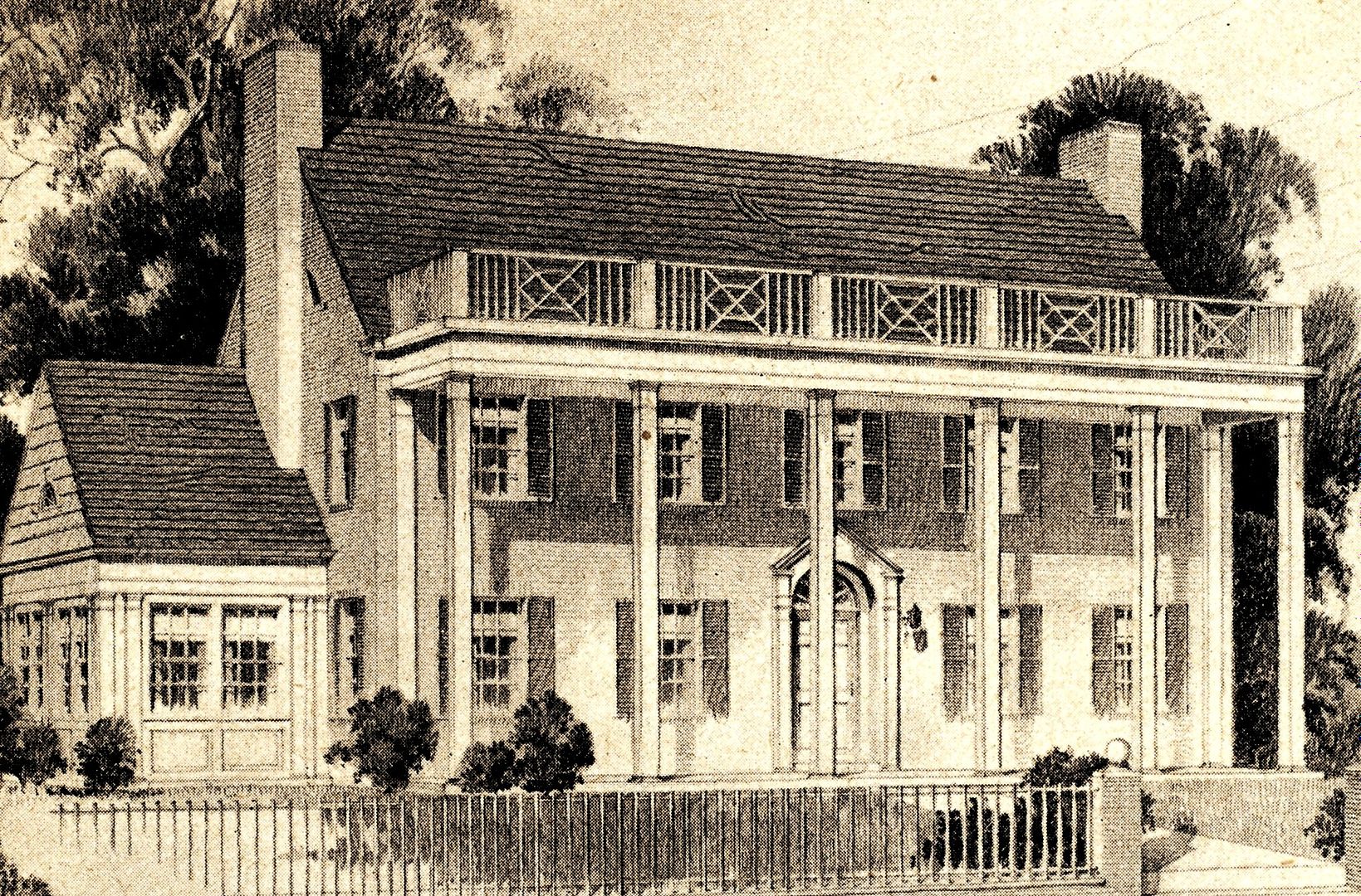 A close-up of the house (1936 catalog). 