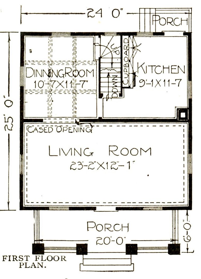 It was a pretty small house.