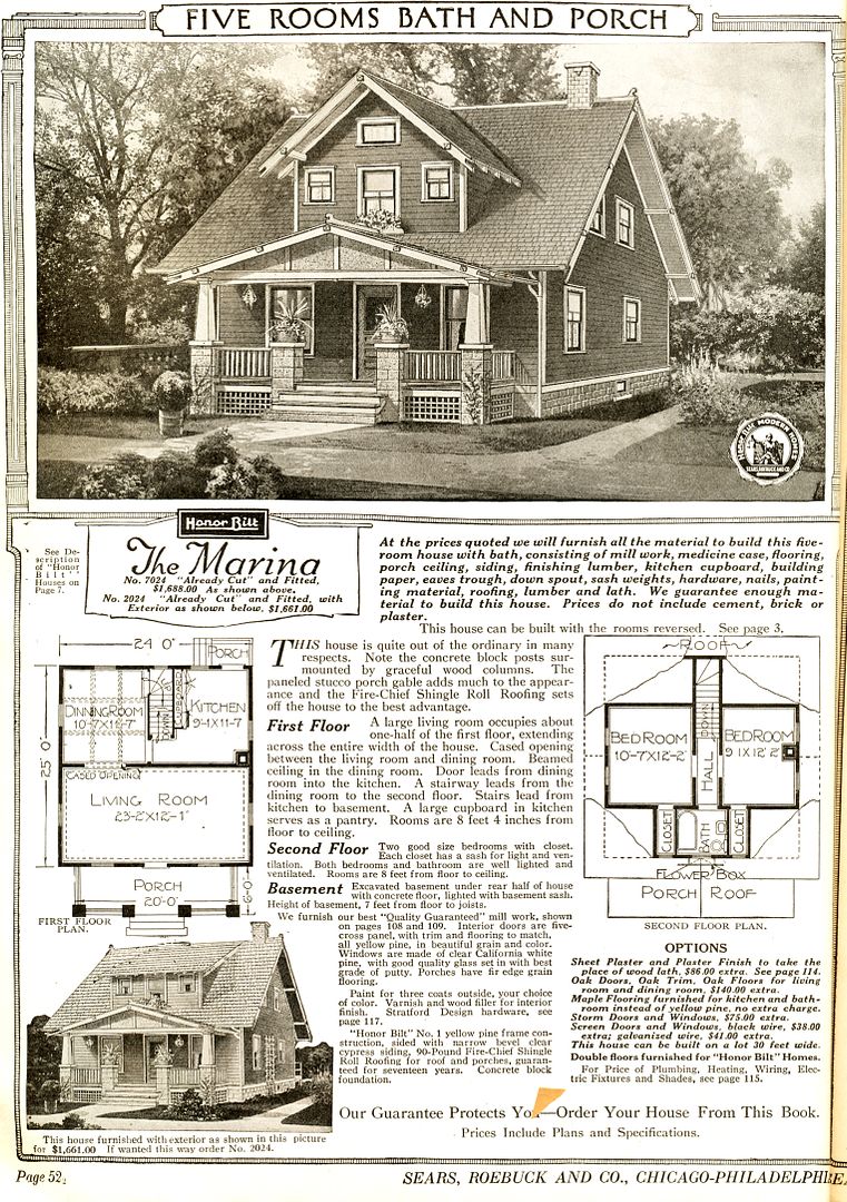 Sears Marina, as shown in the 1919 catalog. 