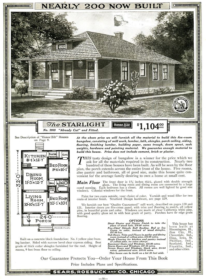 In 1920, the Starlight had the shed dormer (most of the time). 