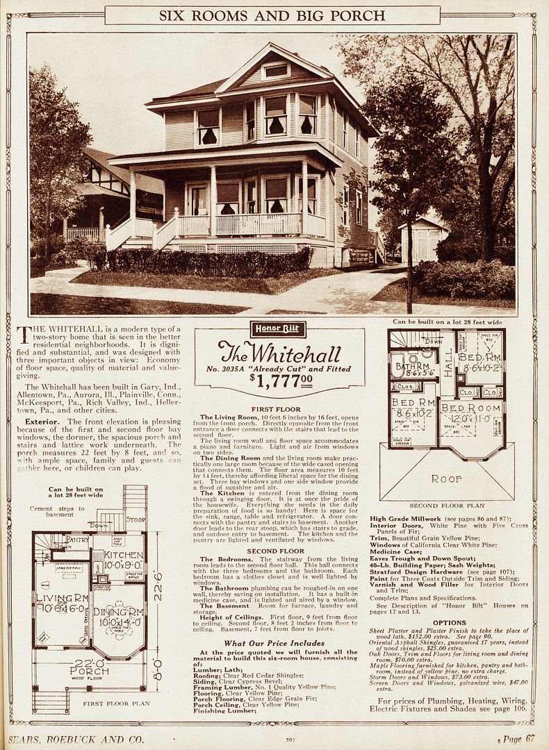 The Sears Whitehall was another house featured in Chester, PA. 
