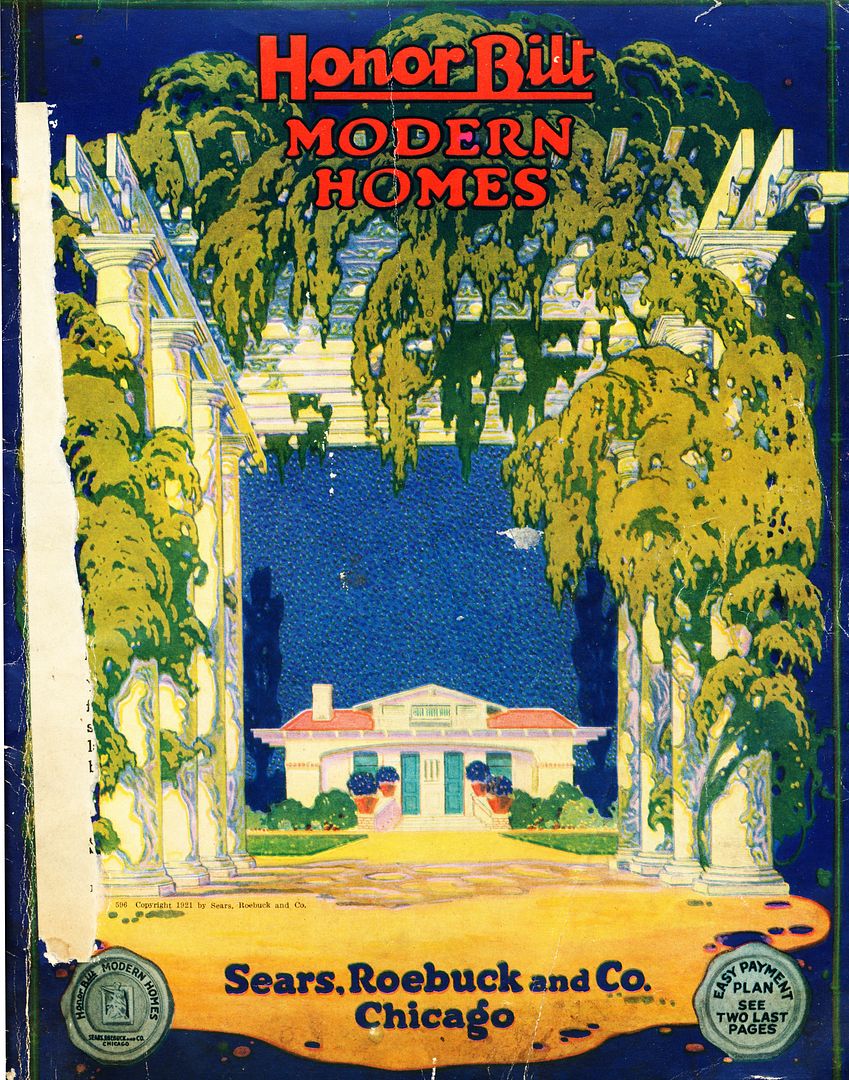 The houses were ordered out of catalogs, such as this (1921).
