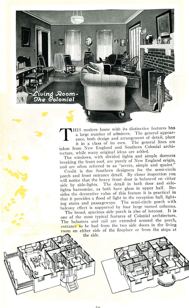 The Colonial warranted a two-page spread in the 1920 catalog.