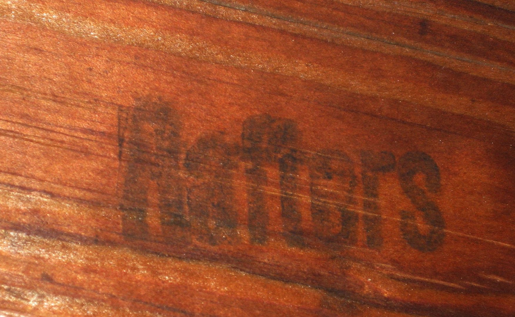 Aladdin used a different marking system on their lumber, such as this.
