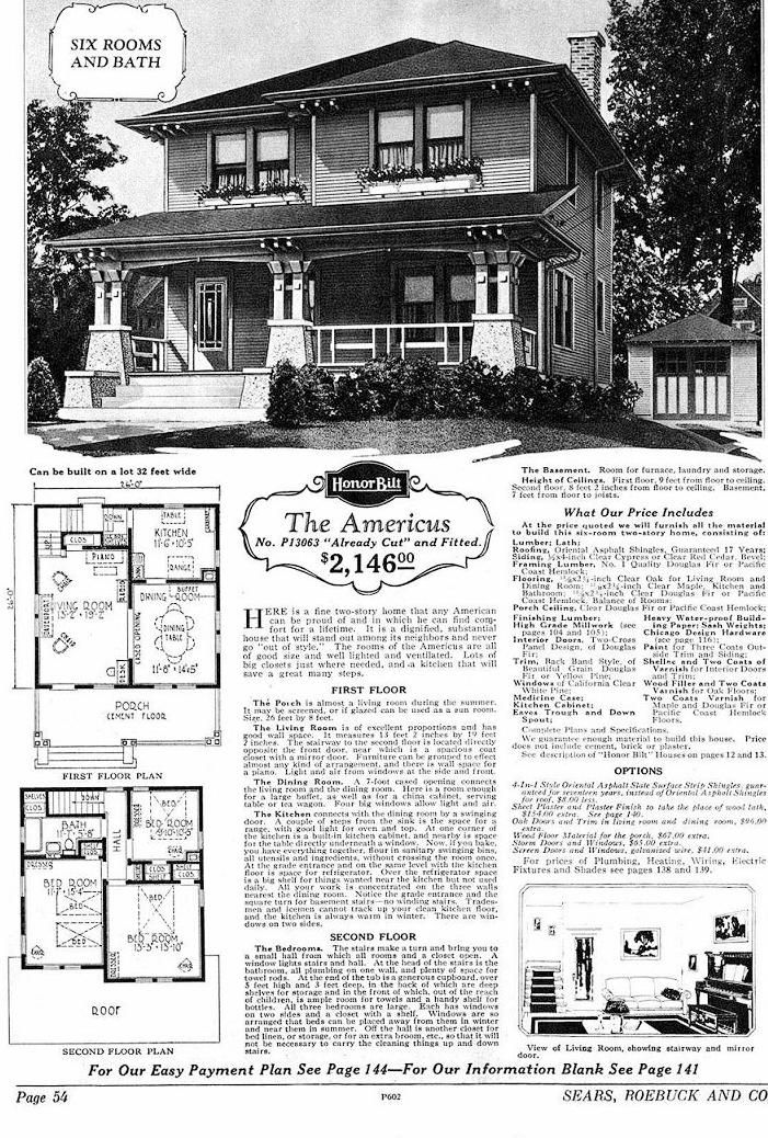 The Americus, as seen in the 1921 catalog. 