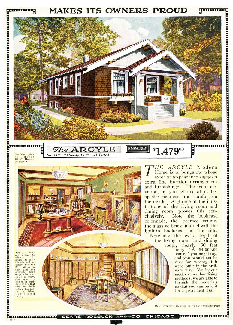 Unless its sitting at the landfill, theres also a Sears Argyle somewhere in Bowling Green. Id be grateful if someone in Bowling Green would let me know if theyve seen this house - and better yet - get a photo!