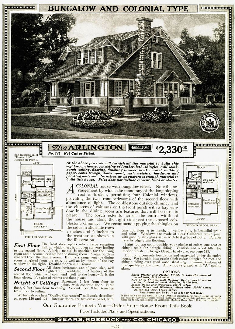 Sears Arlington as seen in the 1919 catalog.