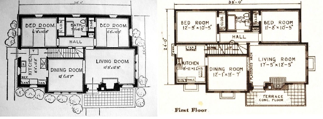 Comparison of the Colchester (1930) and the Lewiston (1928).