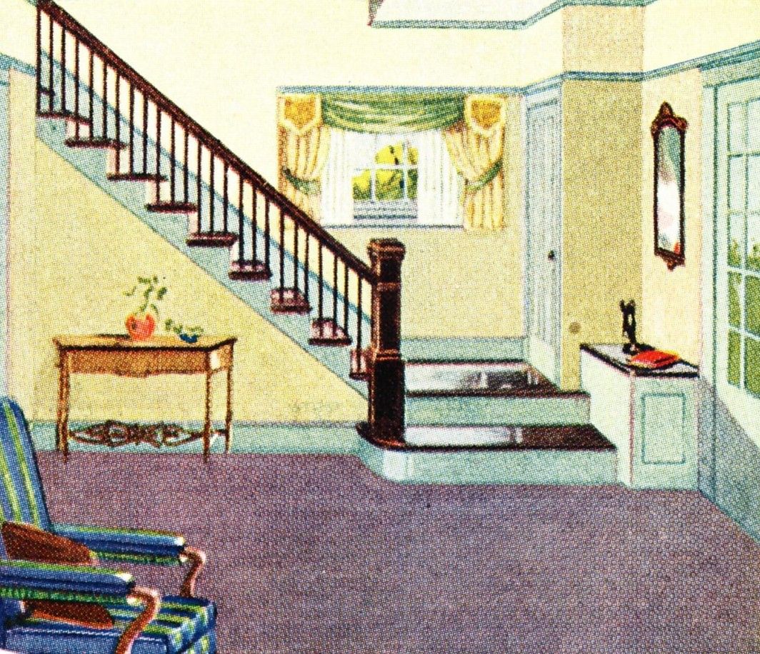 The 1925 catalog featured some interior views!