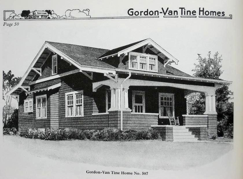 Another national kit home company was Gordon Van Tine. They were probably almost as big as Sears. 