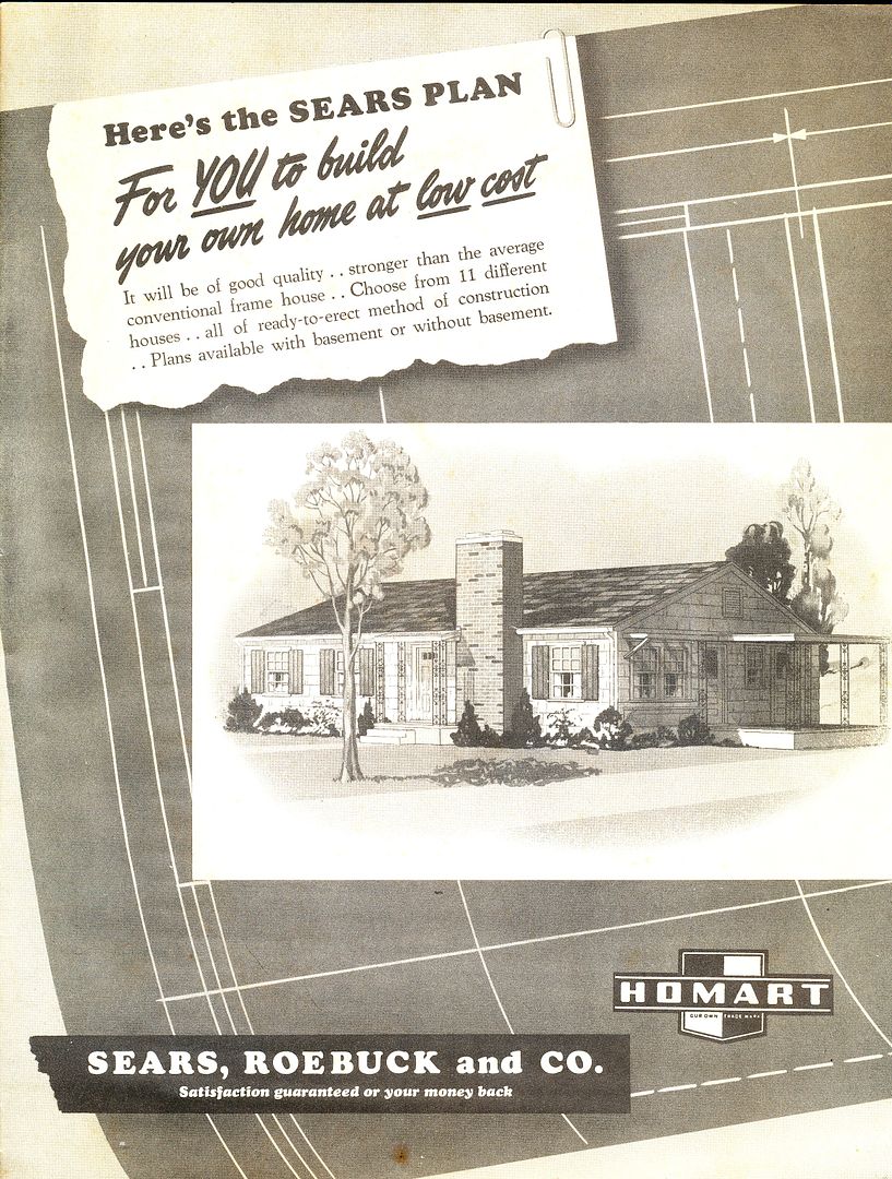 Front cover of the 1949 Homart Homes catalog 