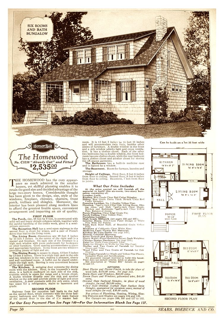 The Sears Homewood (1928 catalog)