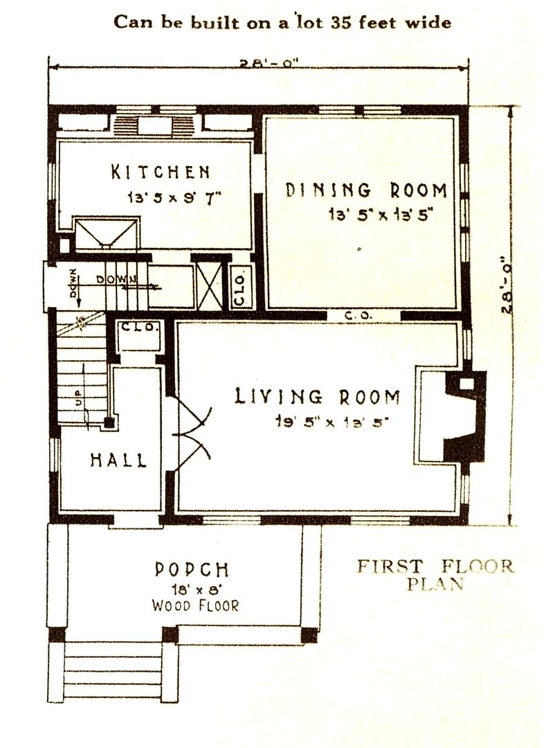 Nice floorplan, and about 784 square feet per floor.