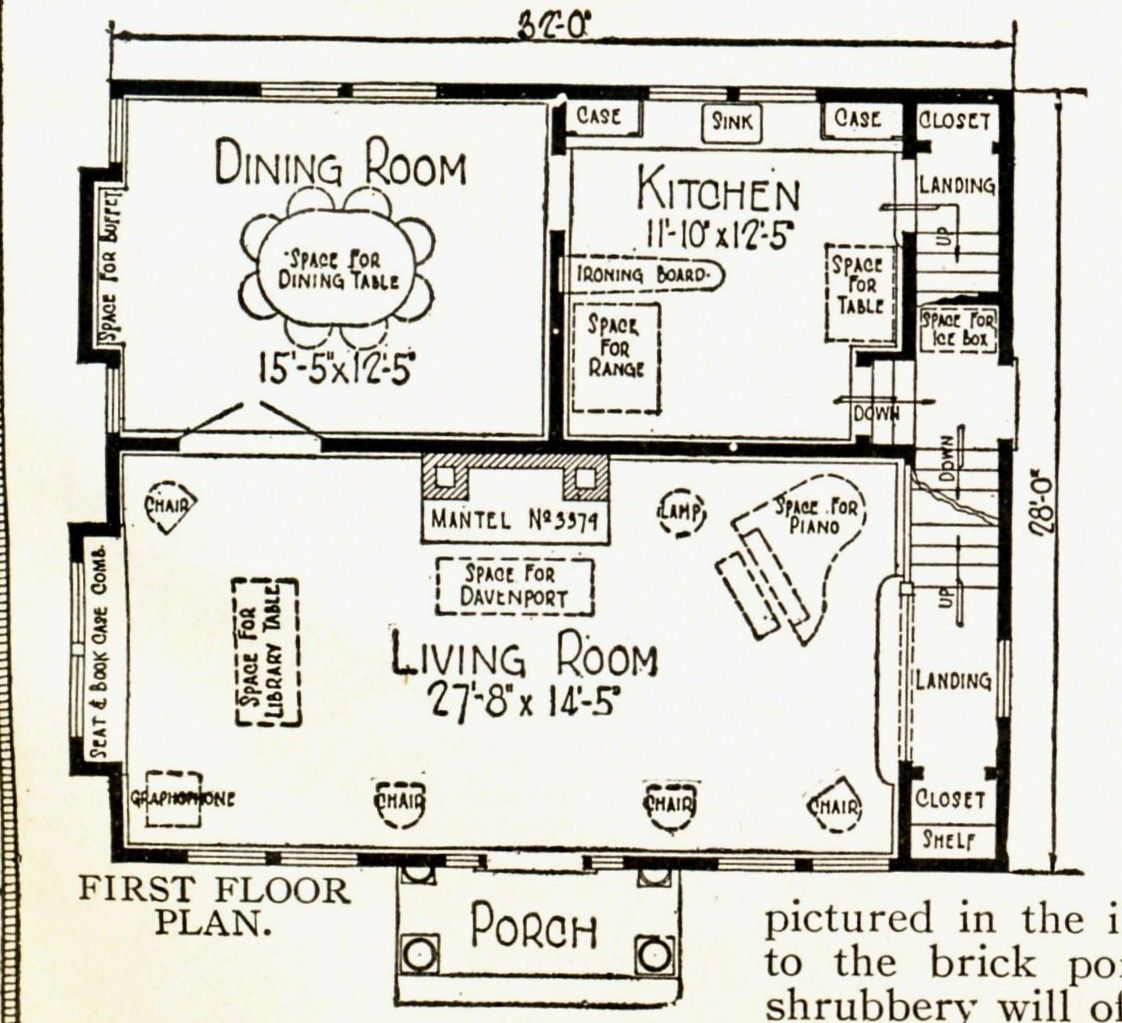 This floor plan matches the floor plan for the Sears Alhambra
