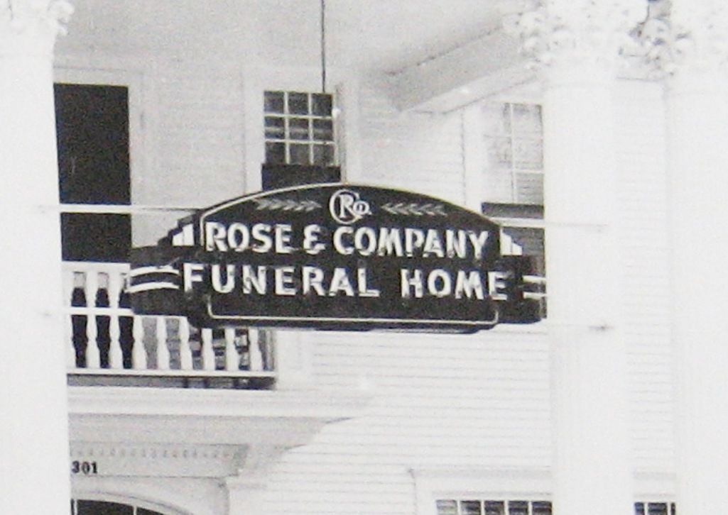 But you have to love the name of this funeral home (in the 40s).