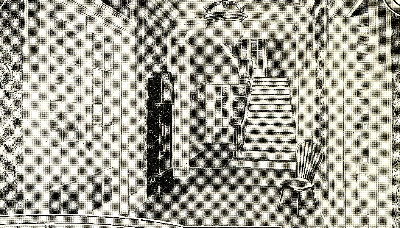 Entry Hall of the grand house